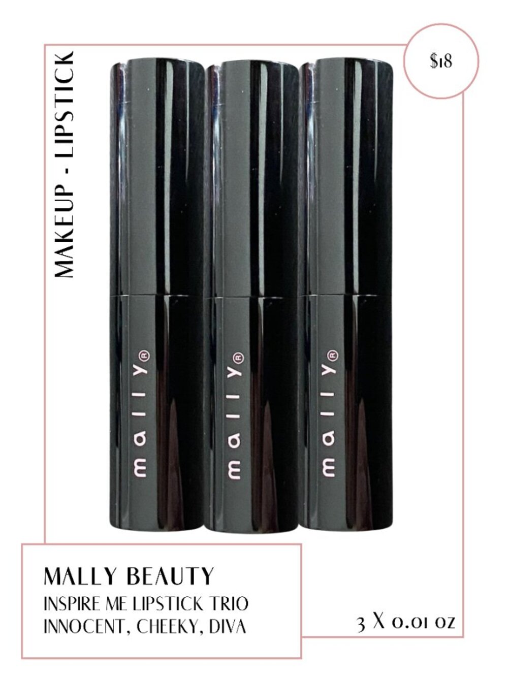 Mally Beauty Inspire Me Lipstick Trio
